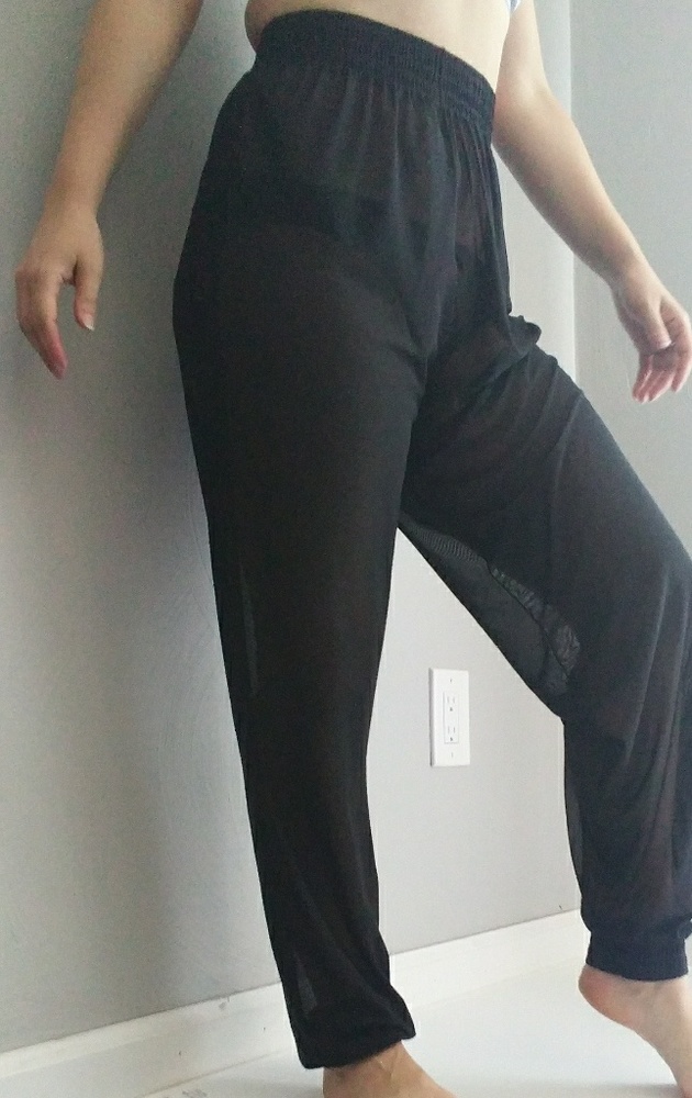 American Apparel sheer mesh pants